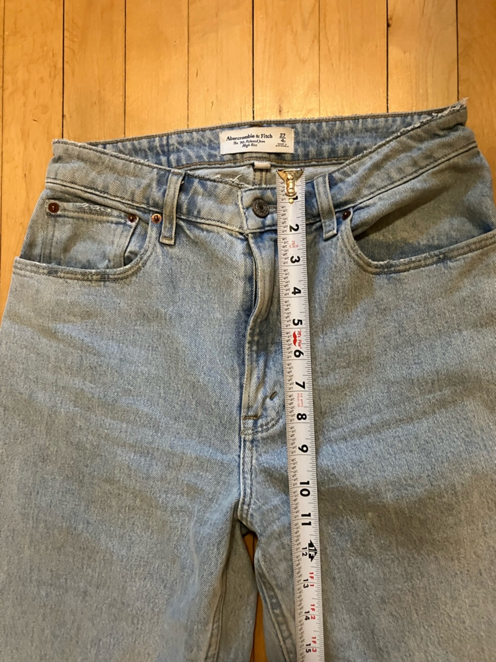 Abercrombie & Fitch 90s Relaxed Jean High Rise Curve Love - Picture 11 of 14